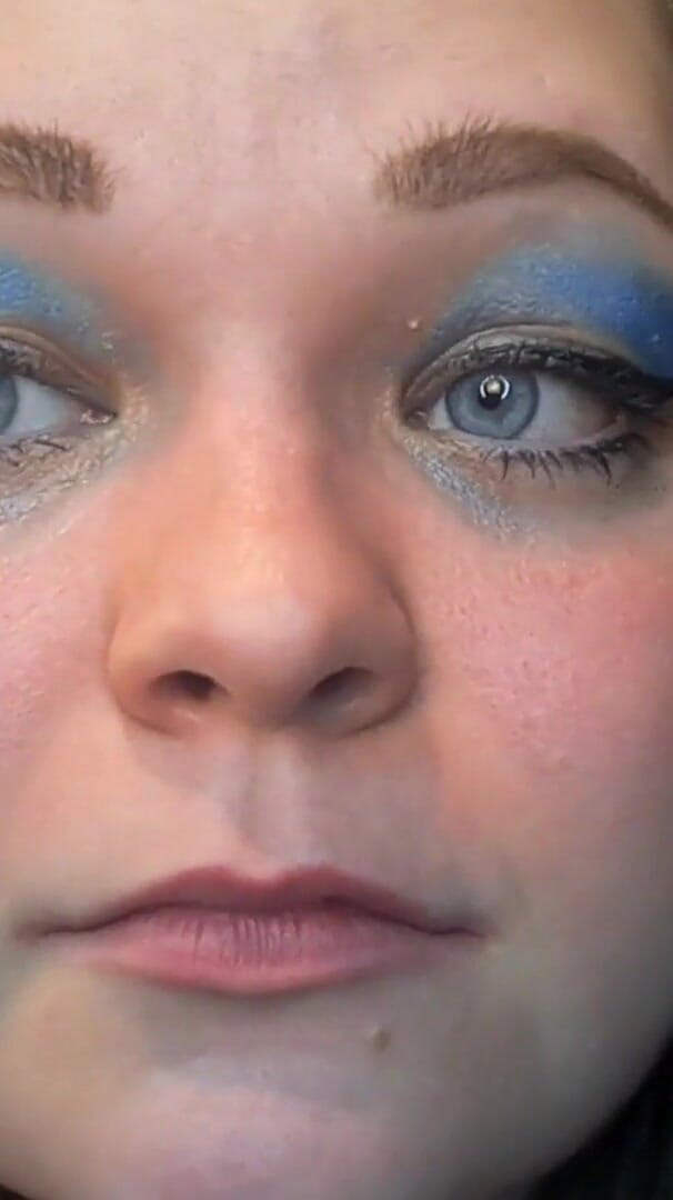 Close-up Sobbing and Ruined Makeup (Alison Sparks) Close-up Sobbing and Ruined Makeup (Alison Sparks)