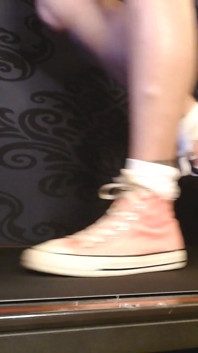 Pembe all stars converse spor ayakkabılar