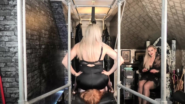 Miss Jessica Wood: Facesitting Sissy - Part 1 - Miss Jessica Wood &amp; Mistress Ava Punish a...