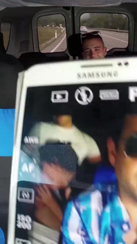 Follando en un taxi
