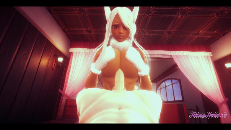 Yaoitube: Boku no hrdina Hentai - POV Rumi Usagiyama Boobjob a jezdit...