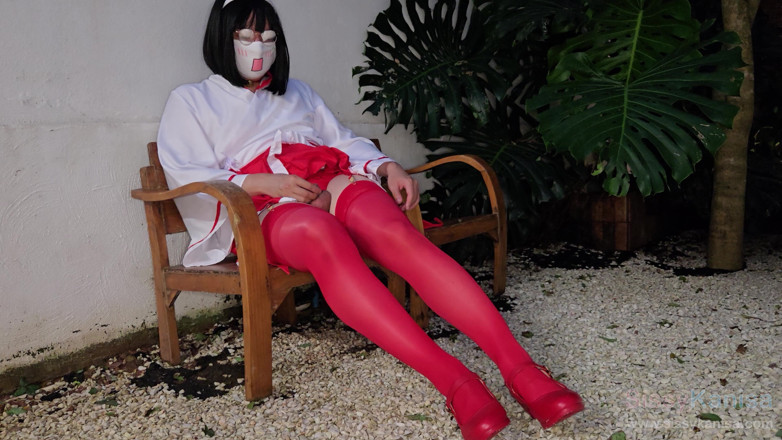 SissyKanisa: Curvă Miko Sissy Kanisa partea 3: Joc de pulă în aer liber într-o...