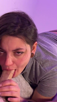 My Best Friend Walks Into the Room Looking for My Cock - Cum in Mouth