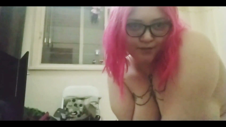 Anerisamp: Double Amputee Striptease, Sucks Her Foot and Jumps