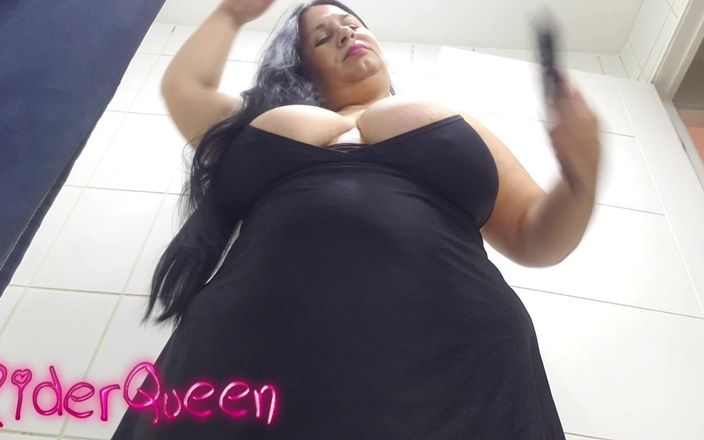 Riderqueen BBW Step Mom Latina Ebony: Sext MILF BBW im badezimmer ohne unterwäsche