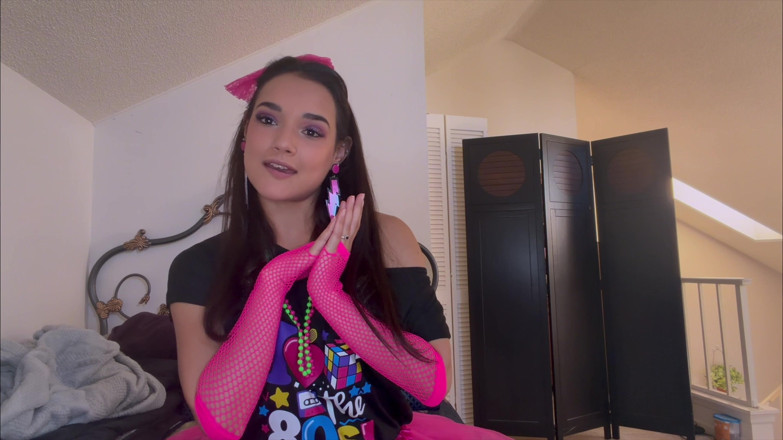 Kink in Time: Zary Smyslné 80. let Honění Instrukce 4K POV Neon Svádění Čeká!