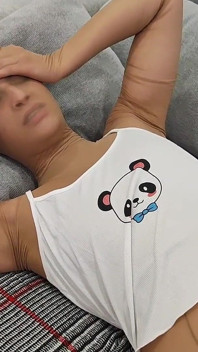 Inaspettata situazione di incassamento collant di nylon a tutto corpo