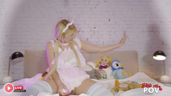 Blow me POV: Blow Me POV - Kawai prsatá teenagerka kouří svého partnera na...