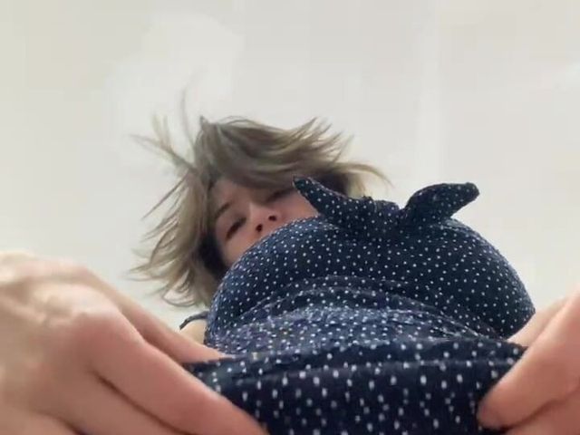 Teasing You in a Short Dress Without Underwear (Miss Kriss)