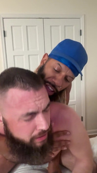 Huge Black Dick Breeds a Hot Hairy White Muscle Hole