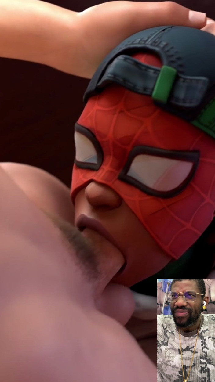 Good news media: साँवली स्पाइडर-मैन रंडी स्पूडर-आदमी की जोरदार गांड वाला लंड गले में गहरे तक लेती है