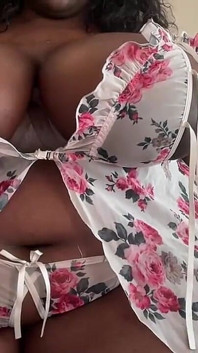 Ebony BBW Tease & Denial