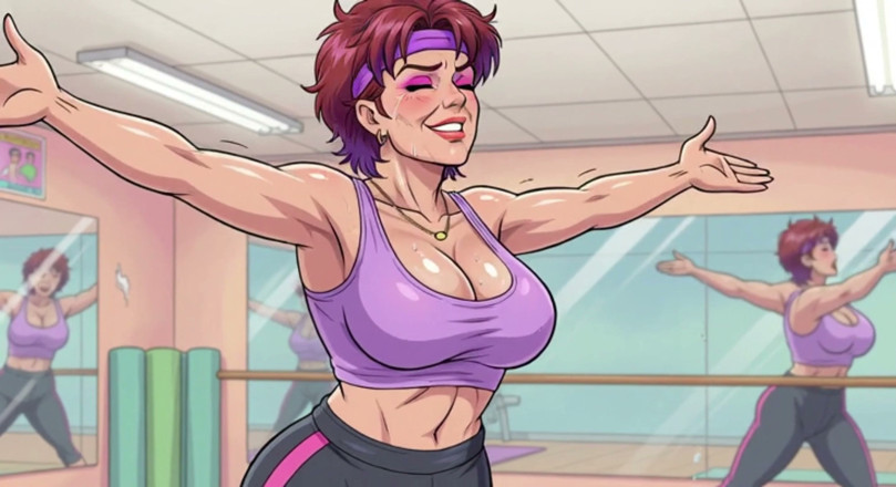 AI Porn: Sweaty Stretching Animations