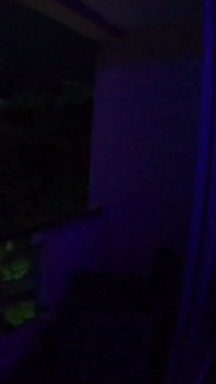 Neustále jsem slyšel někoho na balkóně překvapivě sexy černá zázračná žena dala její pěkný zadek prohlídku mého domu
