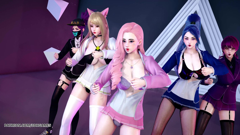 3D-Hentai Games: [MMD] STAYC - RAN2U Ahri Akali Kaisa Evelynn Seraphine - liga de...