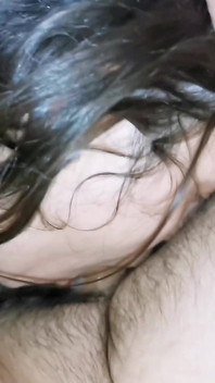 Muie perversă și neglijentă de aproape, joacă cu sperma lui 2