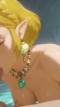 Link Finds Zelda in a Cave and Fucks with Her to Get Out! Legend of Zelda 3D Hentai Story