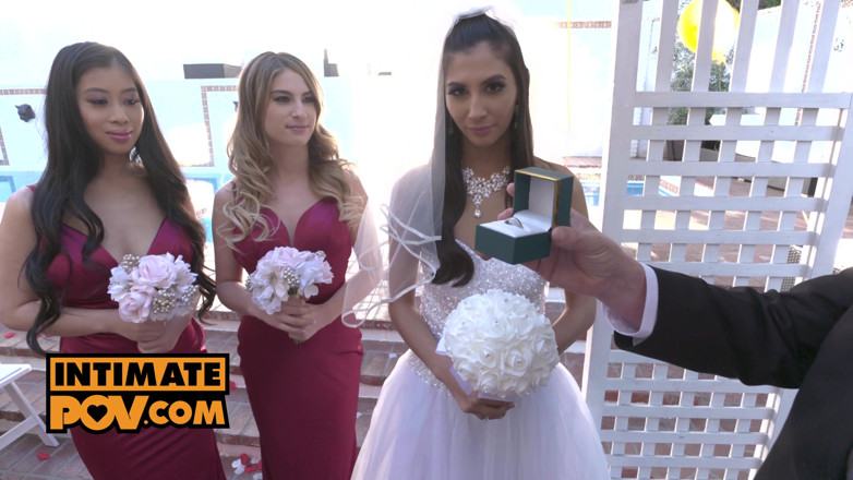 Its POV: Unforgettable Wedding Fuck Session with Three Babes Gianna Dior, Kristen...