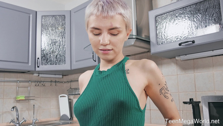 Teen Mega World: Bored Cutie Toys Her Pussy