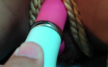 Tied Tightly and Then Penetrated with a Vibrator