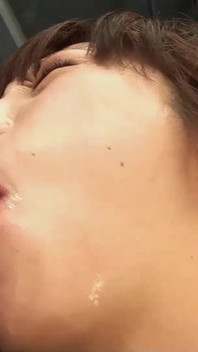 Rough threesome fuck with tight hairy pussy