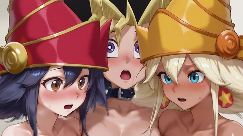 Prznai: Yugi X Ragazza Maga Mela X Ragazza Maga Limona (yugioh)