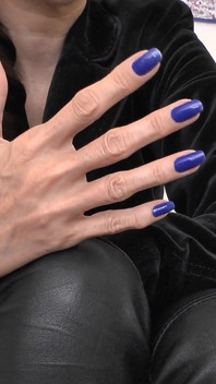 My Long Blue Fingernails Make You Weak, JOI, Lady Victoria Valente