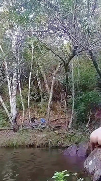 I Went to the Waterfall and Showed off Before Someone Came and Caught Me.