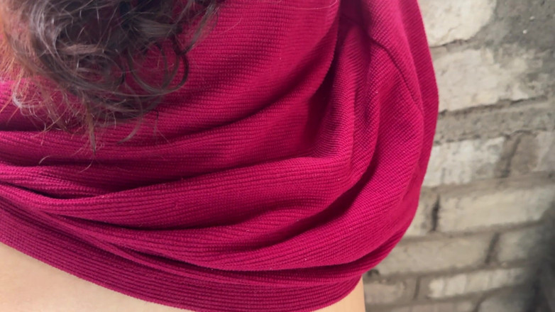 jaanvikapoor2580: 和可爱女孩在建筑下的户外性爱，紧致阴户性爱