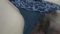 My Hairy Wife Resting in Her Bedroom, Our Maid&#039;s Teenage Stepson Enters and Spies on Her, Pats Her, She Opens Her Eyes