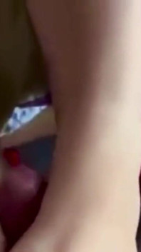 Footjob fatto in casa