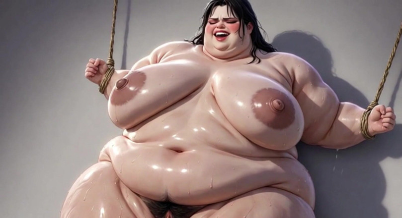 YOUR BEST FANTASY: Obesa SSBBW legata stretta - estremamente eccitata e che implora il...