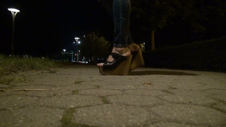 Heelex: I Tempt in with My Feet in High Wedges