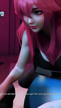 Student Cyber Goddess with Forbidden Curves - 3D Animation Hentai