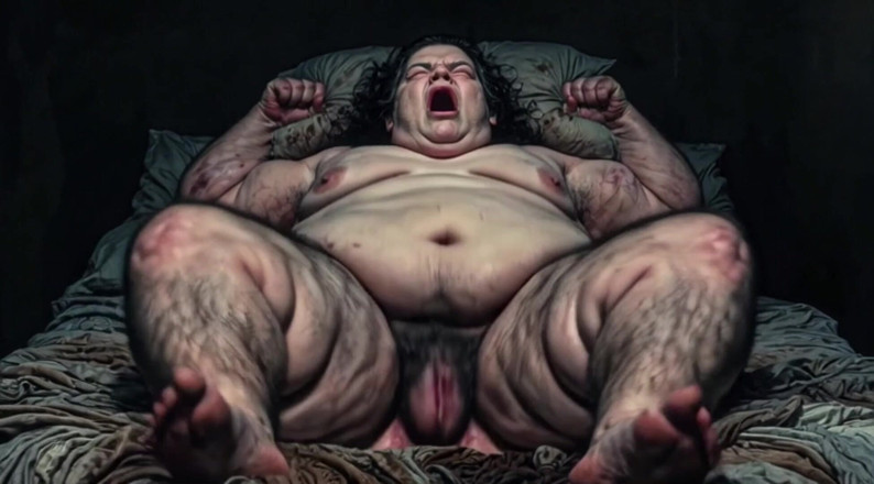 YOUR BEST FANTASY: Horny Fat BBW Hairy Pussy Solo Masturbation - Moaning Wet Bush...