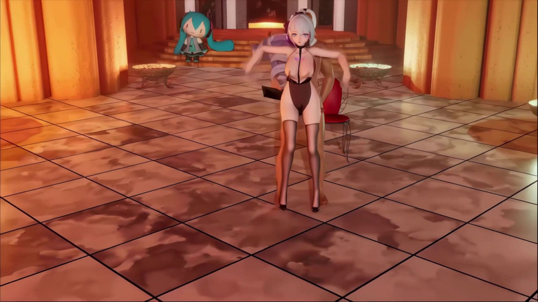 MikuMotion: [MMD] Tarian Arogan Abracadabra Anal Seks Rantai Susu Tamparan Tarian...
