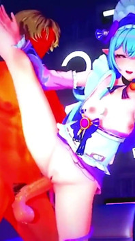 Genshin Impact - Mizuki Naughty Ntr Escenas de sexo - animaciones hentai 3d