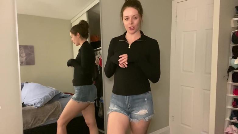 Nadia Foxx: Shein Lingerie Try-on with Closeups &amp; Crotchless Panty Teasing!