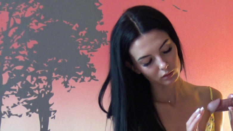 Ignoring Handjobs: Hot Brunette Babe Cock Tease