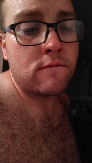 Michael Spaulding: Chub fucking himself and sweating allover