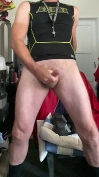 Dilf Jockdad87 Is a Beast with His Big Cock and Cumshot