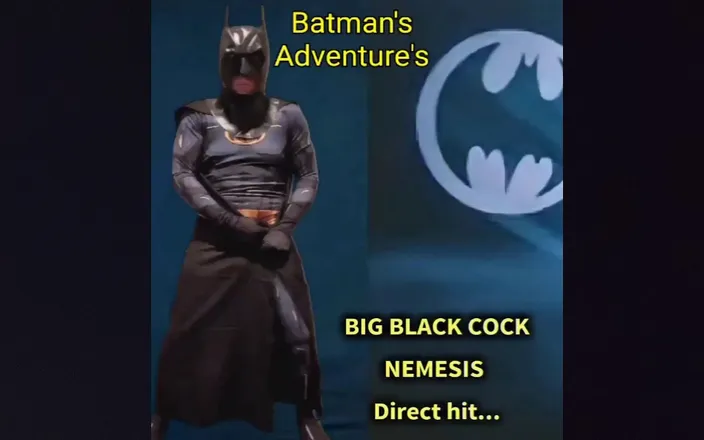 Biggyshots: Batman Cosplay Super Hero Super Hero's Big Cock and Big...