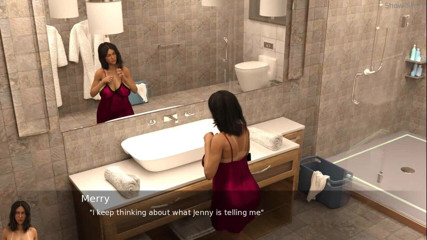 Dirty GamesXxX: Project Hot Wife : Une MILF sexy coincée sous la douche - Épisode 18