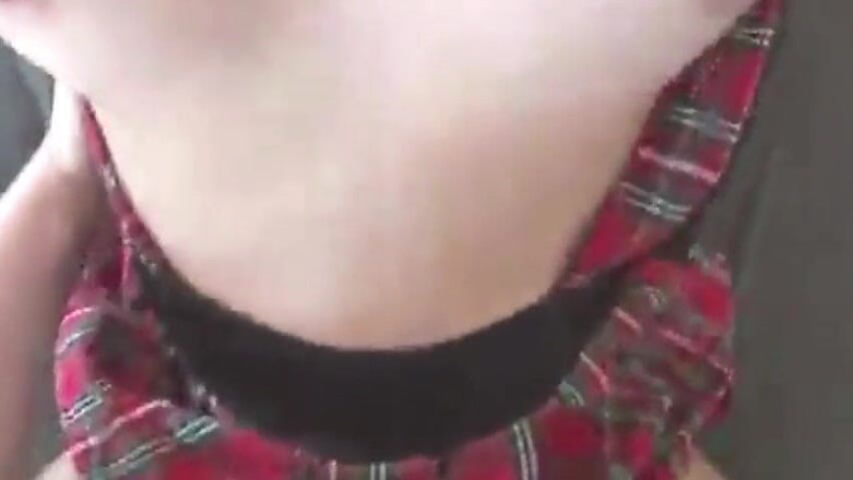 Holly couple: Hot teen collegue girl get fucked hard before college with...