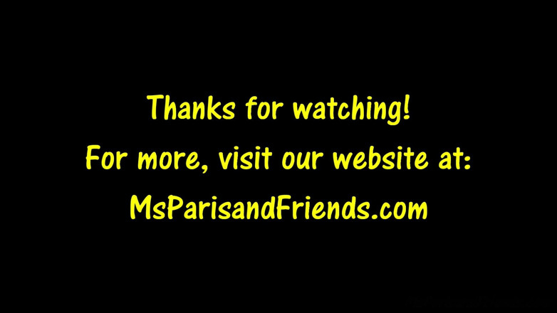 Ms Paris and Friends: Quand elle a pisse, ton cinglé va se faire baiser (format...