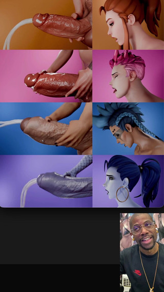 L6RD7BLU3 FUTA: Birden fazla overwatch transseksüel sürtük aynı anda mastürbasyon yapıyor ve...