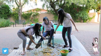 Ziva Fey: Ziva Fey Wam Thanksgiving avec Larzstord et Ruby Vuitton