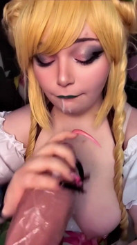 Irish Barmaid Gags on Massive Cock