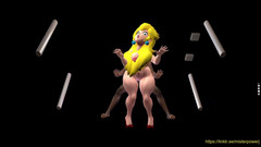 Misterj 3d Studio: Princesse Peach trompe Mario en levrette