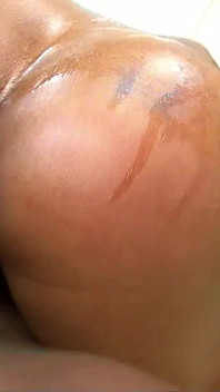Ebony teen with big boobs fucks step brother the first time